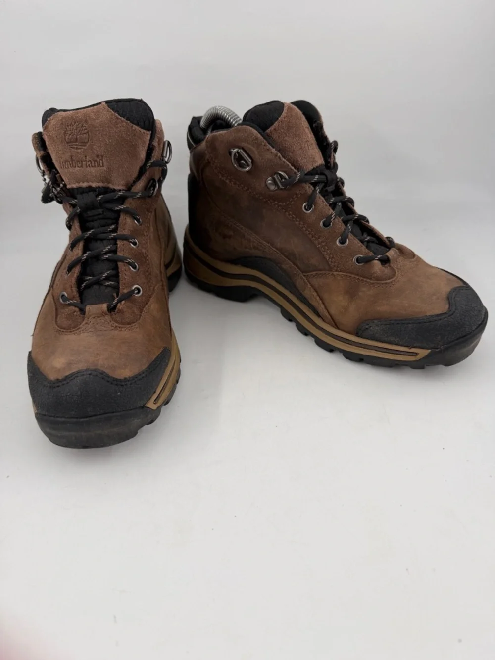 Timberland Boy’s Backroads Brown Leather - SZ 4.5 - Lace-Up Hiking Boots